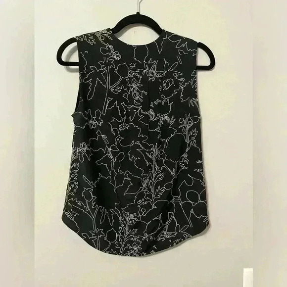 Rag & Bone Faux Wrap Silk Tank Floral Top Blouse Size XXS - Picture 8 of 10